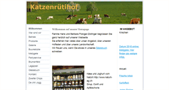 Desktop Screenshot of katzenruetihof.ch